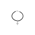 SS KAPPA ALPHA THETA KITE CHARM HEART BEAD BRAIDED LEAT