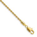 Kelly Waters Gold-plated 2mm French Rope Chain