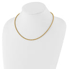 Kelly Waters Gold-plated 3mm Diamond Cut French Rope Chain
