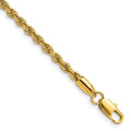 Kelly Waters Gold-plated 3mm Diamond Cut French Rope Chain