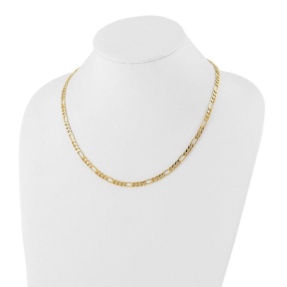 Kelly Waters Gold-plated 5mm Figaro Chain Necklace