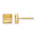 14K Gold Post Earrings