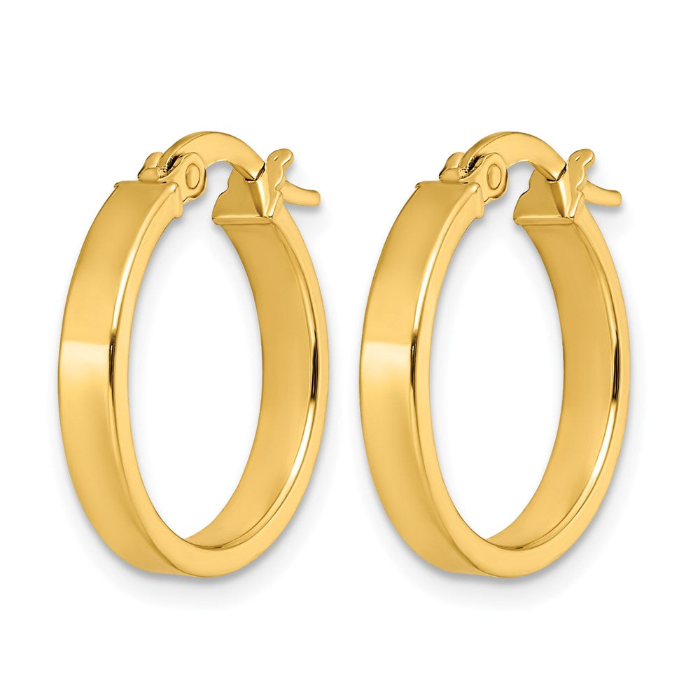 14K Polished Earrings