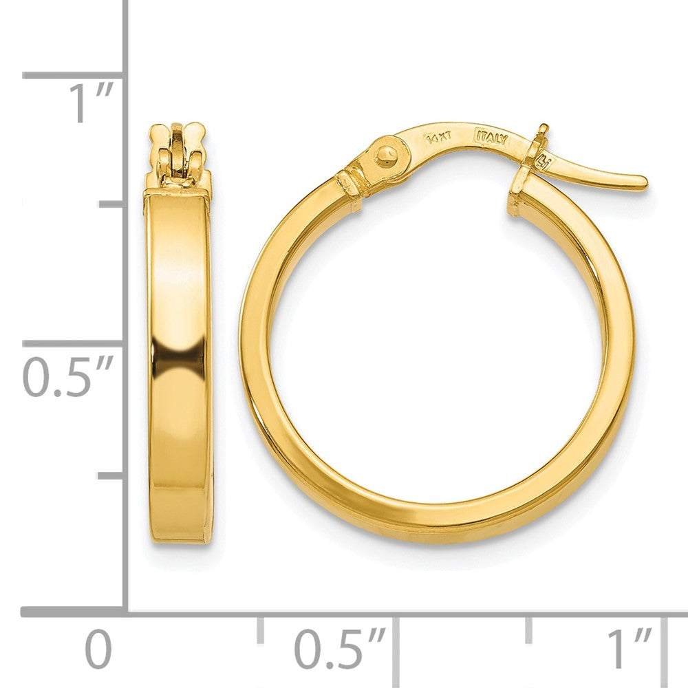 14K Polished Earrings