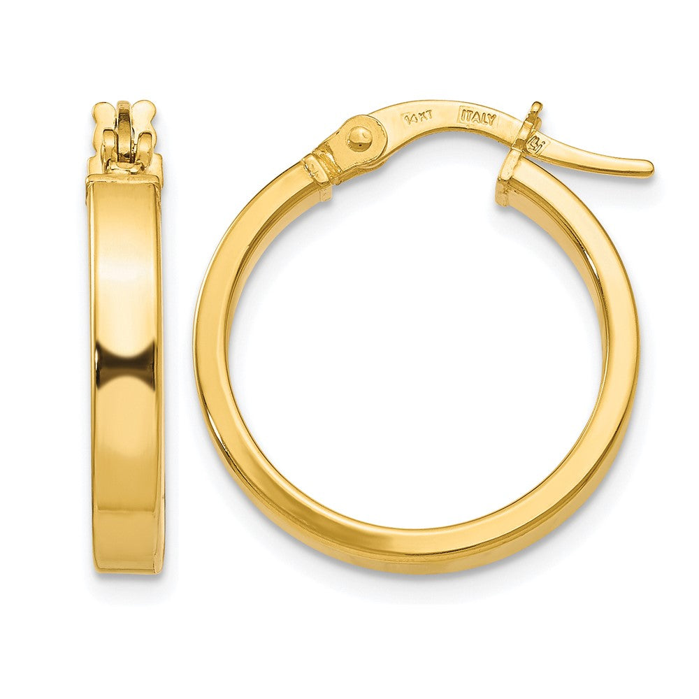 14K Polished Earrings