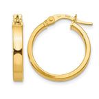 14K Polished Earrings