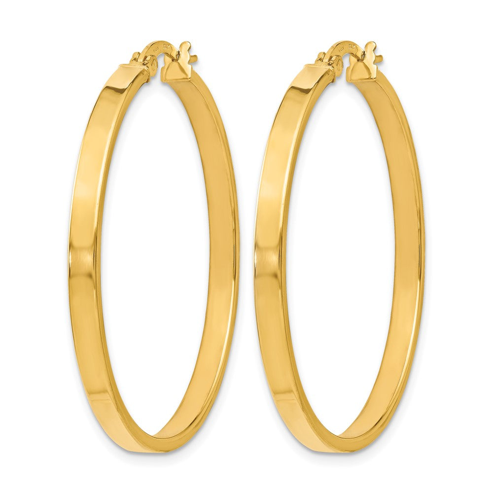 14K Polished Earrings