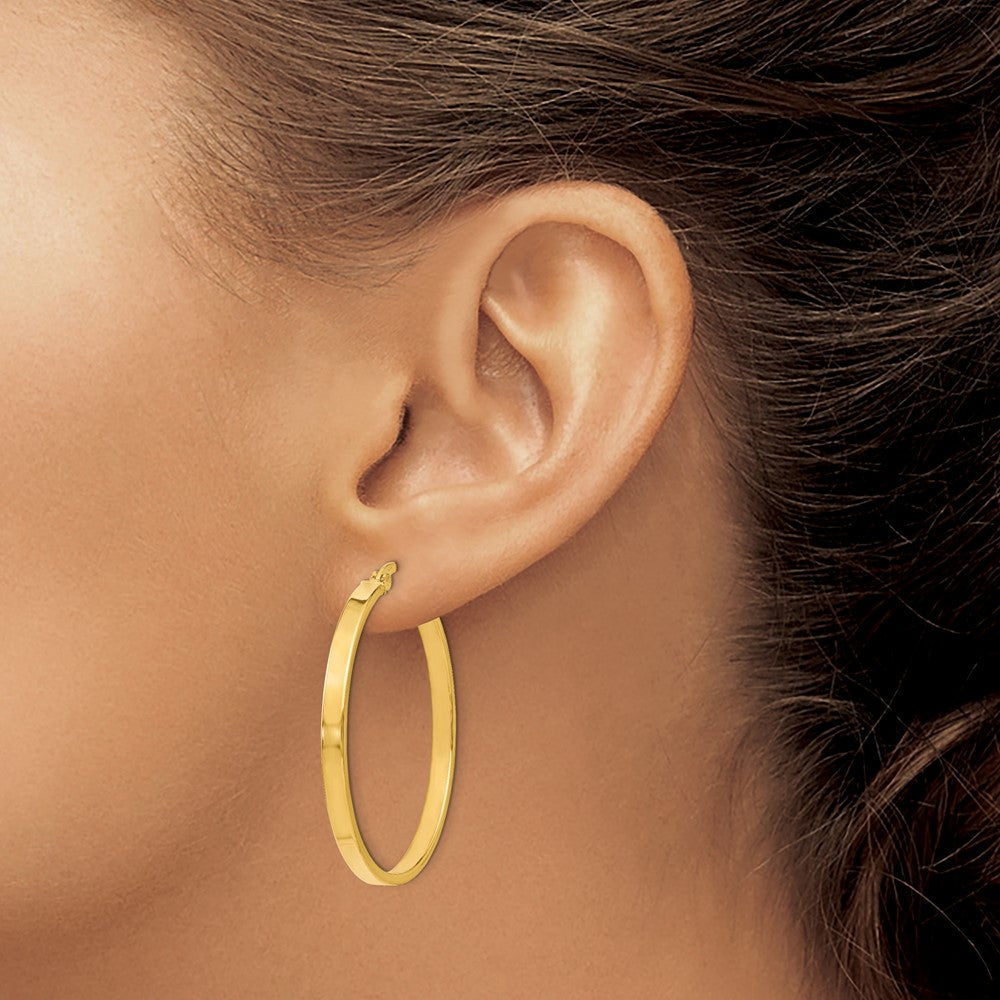 14K Polished Earrings