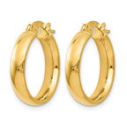 14K Polished Earrings