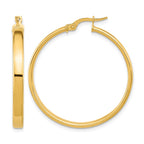 14K Polished Earrings