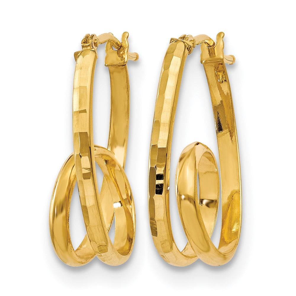 14K Polished Fancy Earrings