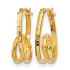 14K Polished Fancy Earrings