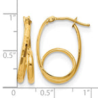 14K Polished Fancy Earrings