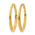 14K Polished Hoop Earrings