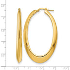 14K Polished Hoop Earrings