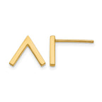 14K Polished Stud Earrings