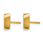 14K Polished Fancy Post Earrings