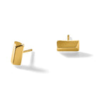 14K Polished Fancy Post Earrings
