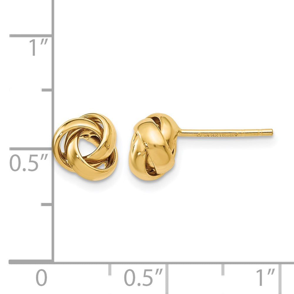 14K Polished Post Earrings