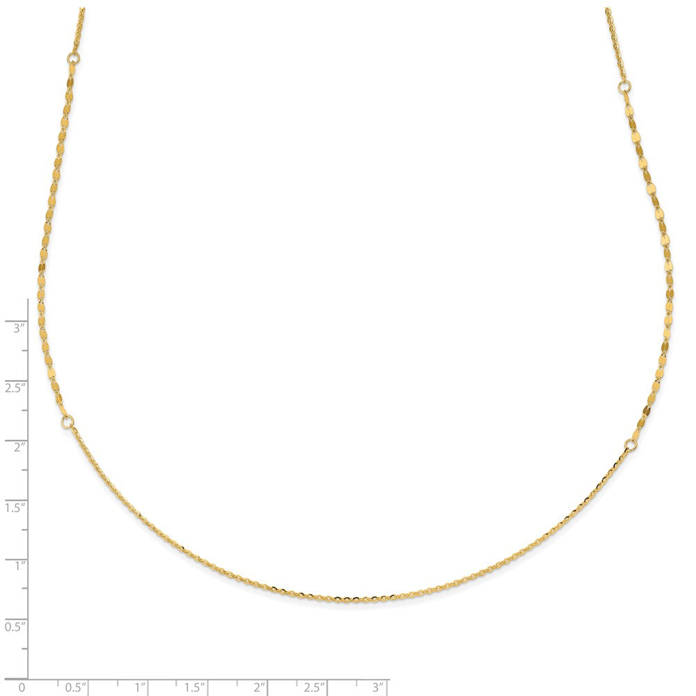 14K Polished Fancy Necklace