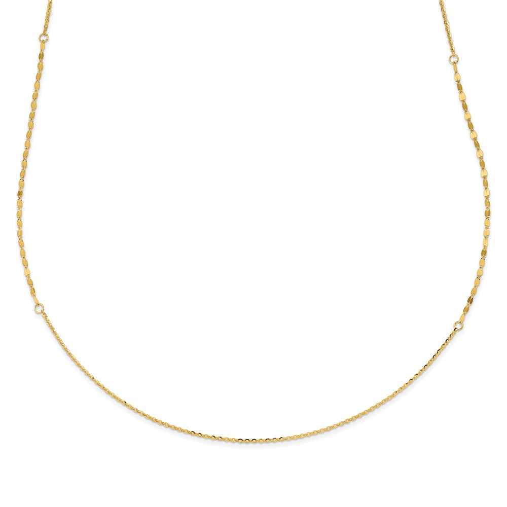 14K Polished Fancy Necklace