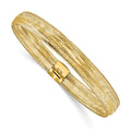 14K Polished Mesh Stretch Bracelet