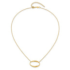 14K Polished with 1in ext. Necklace