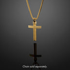 14K Polished Cross Pendant