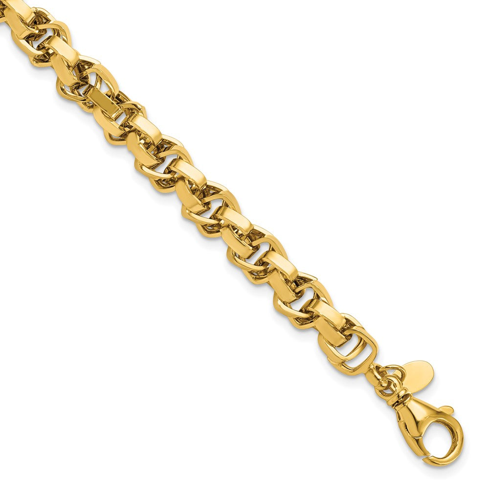 14K Polished Link Bracelet