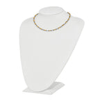 14K Two-tone Polished Fancy Link Necklace