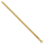 14k Men's Polished 6.25mm Curb 8.5 inch Bracelet