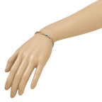 14K Two-tone Polished Fancy Link 7.25 inch Bracelet