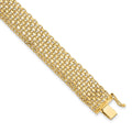 14K Polished 8 inch Bracelet