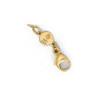 14k Polished and Brushed w/2in ext. Necklace