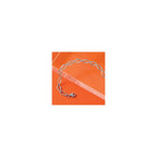 14K White Gold Polished and Diamond-cut 5.0mm Fancy Link 7 inch Bracelet