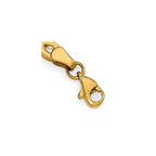14K Polished 4.0mm  XOXO 7 inch Bracelet