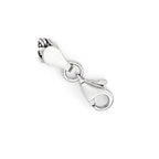 14K White Gold Polished 6.0mm Fancy Link 7 inch Bracelet