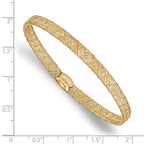 14K Fancy Stretch Bangle Bracelet