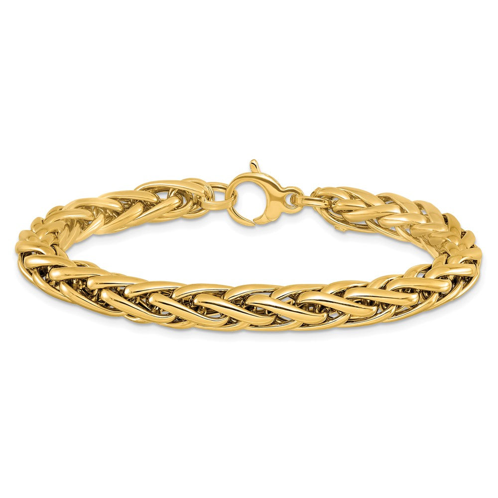 14K Polished 6.0mm Fancy Link 7.5 inch Bracelet