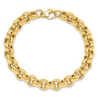 14K Polished 8.75mm Rolo Link 7.5 inch Bracelet