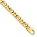 14K Polished 9.5mm Fancy Link 8 inch Bracelet