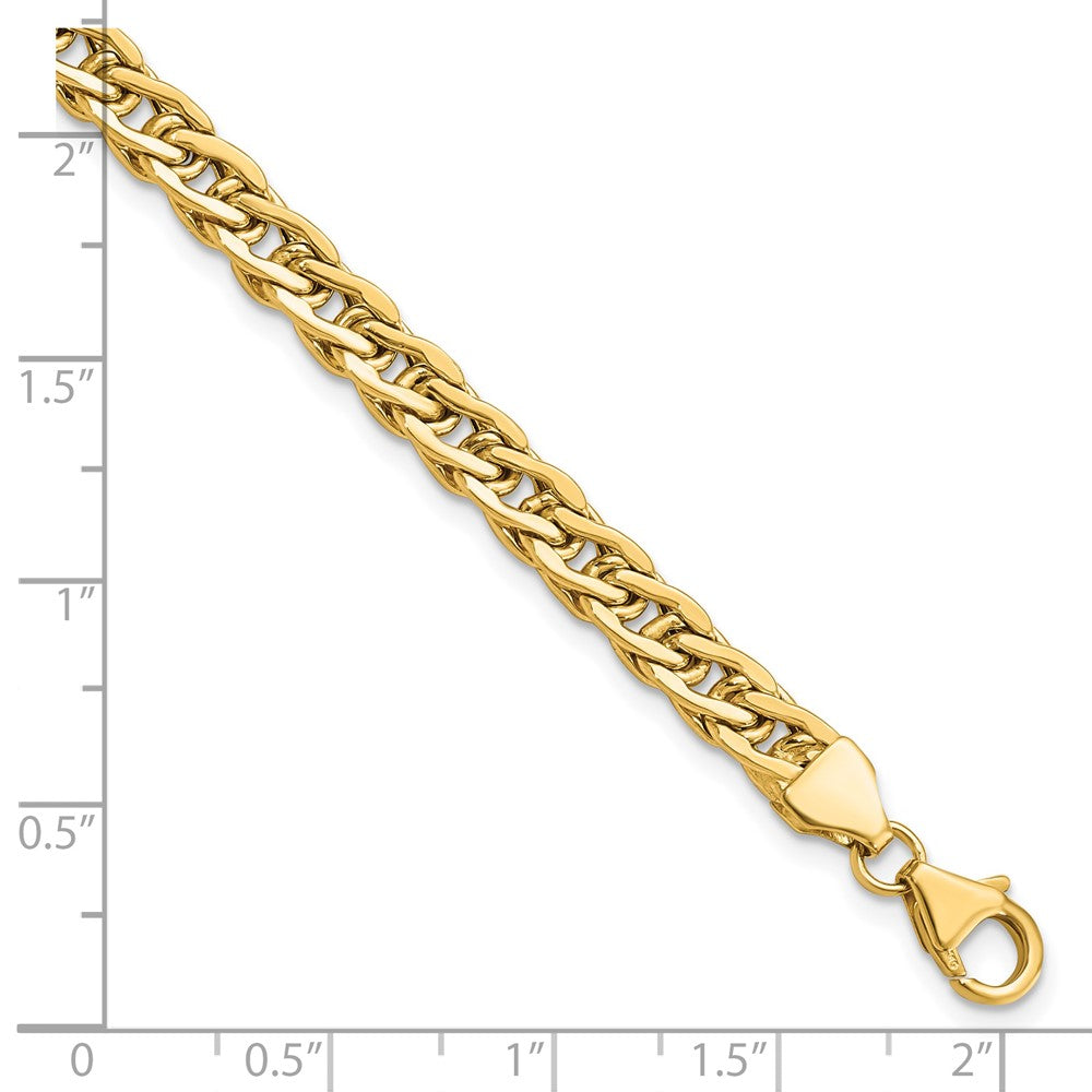 14K Polished Fancy Link Bracelet