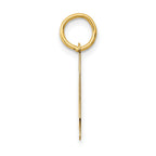 14k Medium Polished Number 4 Charm