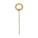 14k Medium Polished Number 47 Charm