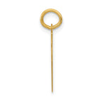 14k Small Polished Number 47 Charm