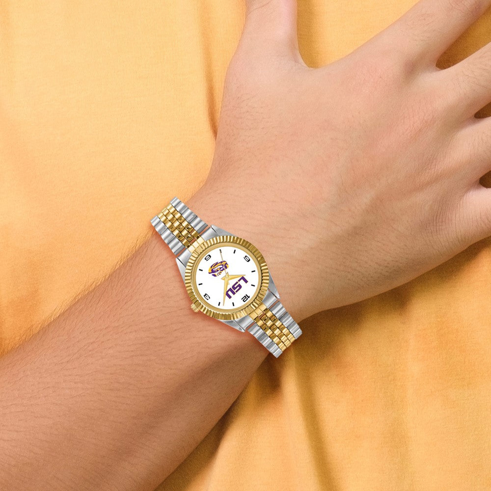 LogoArt Louisiana State University Pro Two-tone Gents Quartz Watch