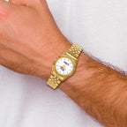 LogoArt Louisiana State University Pro Gold-tone Gents Quartz Watch