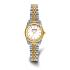 LogoArt Louisiana State University Pro Two-tone Ladies Quartz Watch