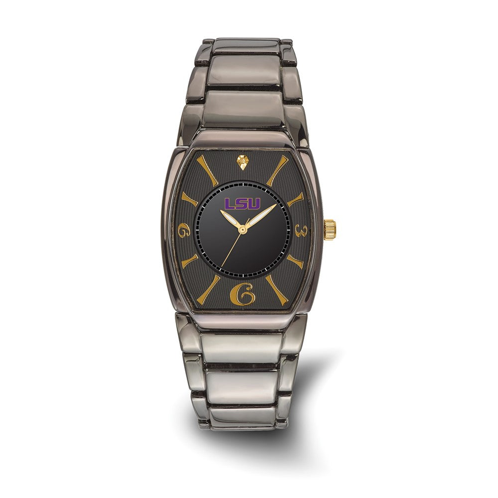 LogoArt Louisiana State University Executive Black-plated Quartz Watch