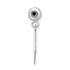 Sterling Silver Rhodium-plated MeMi Love Letter Charm